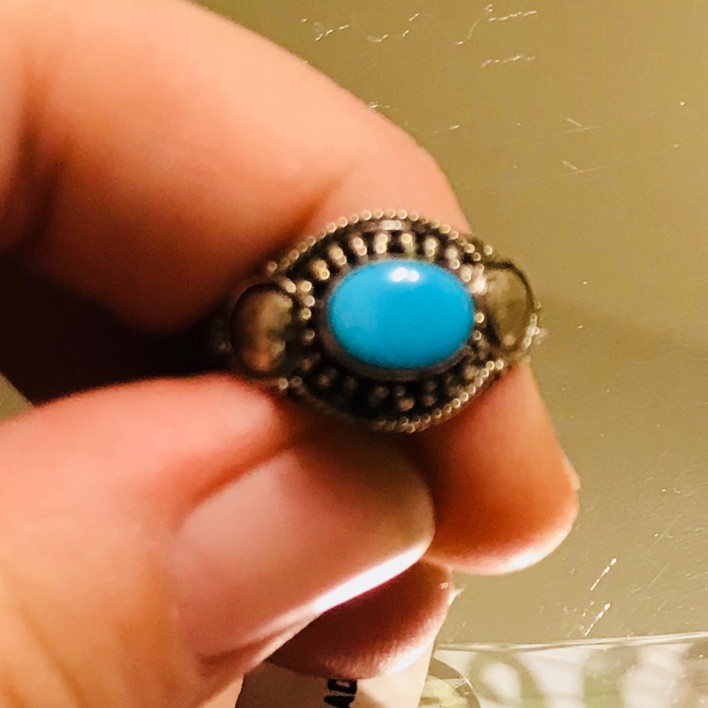 Sleeping beauty turquoise ring